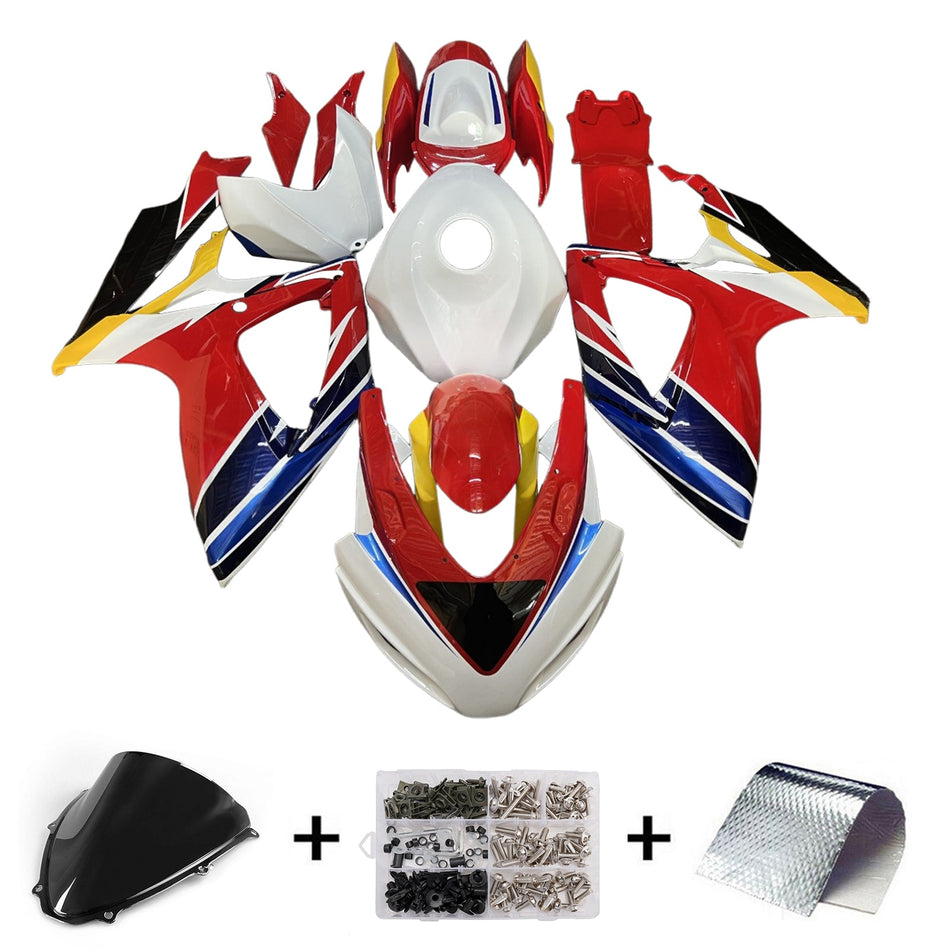 Injection Verkleidung Kit Karosserie Kunststoff ABS Für Suzuki GSXR 600/750 2006-2007 K6