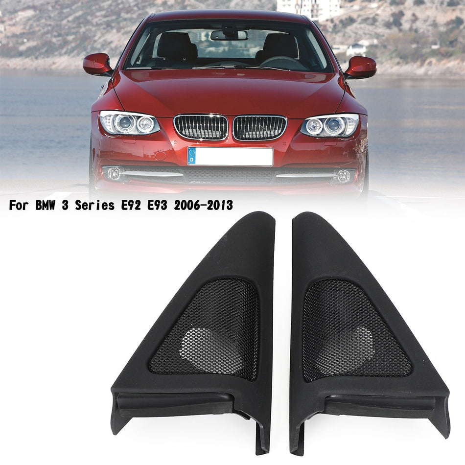 Paar Front Tür Lautsprecher Hochtöner Abdeckung Für BMW 3 Serie E92 E93 06-13
