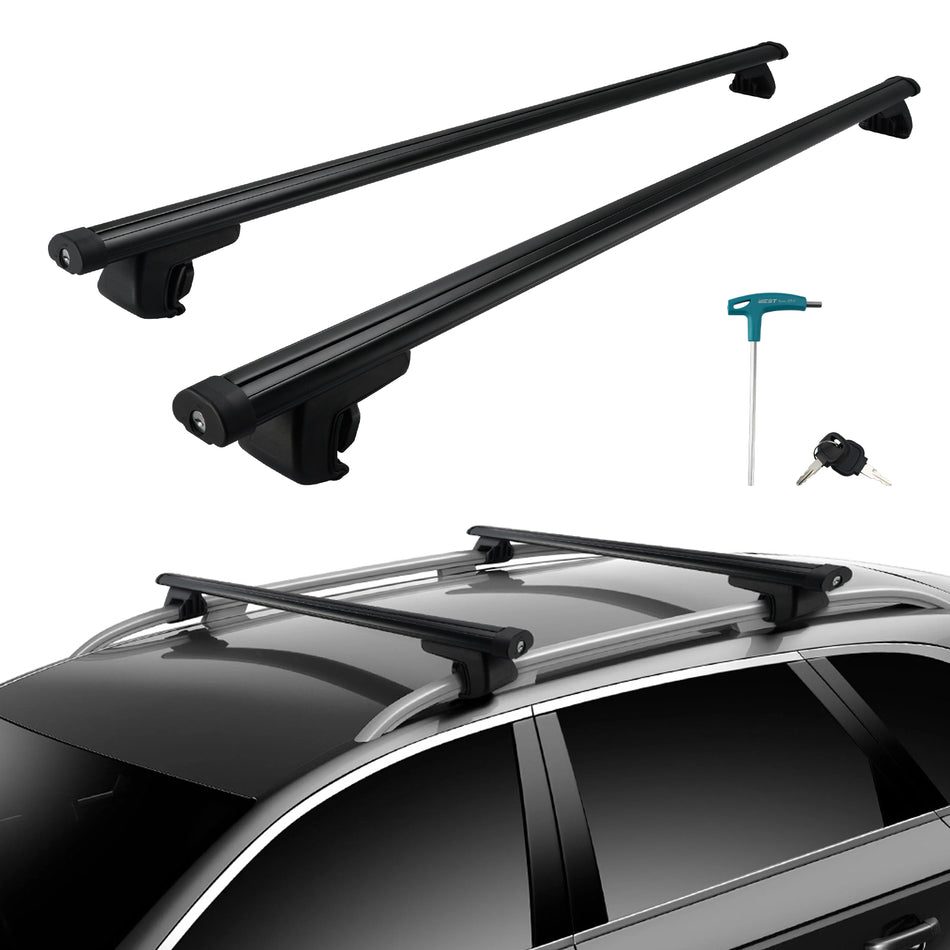 135 cm Universal-Dachgepäckträger aus Aluminium, abschließbar