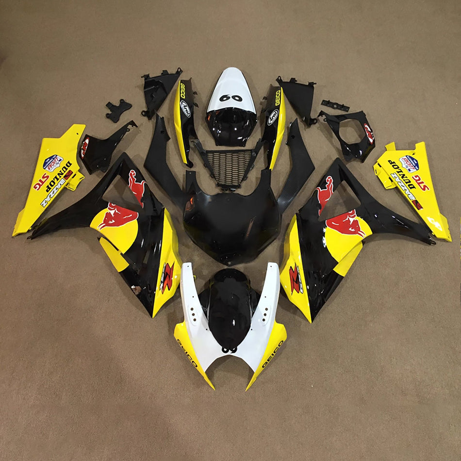 Verkleidungssatz aus ABS-Kunststoff für Suzuki GSXR1000 2007-2008 K7