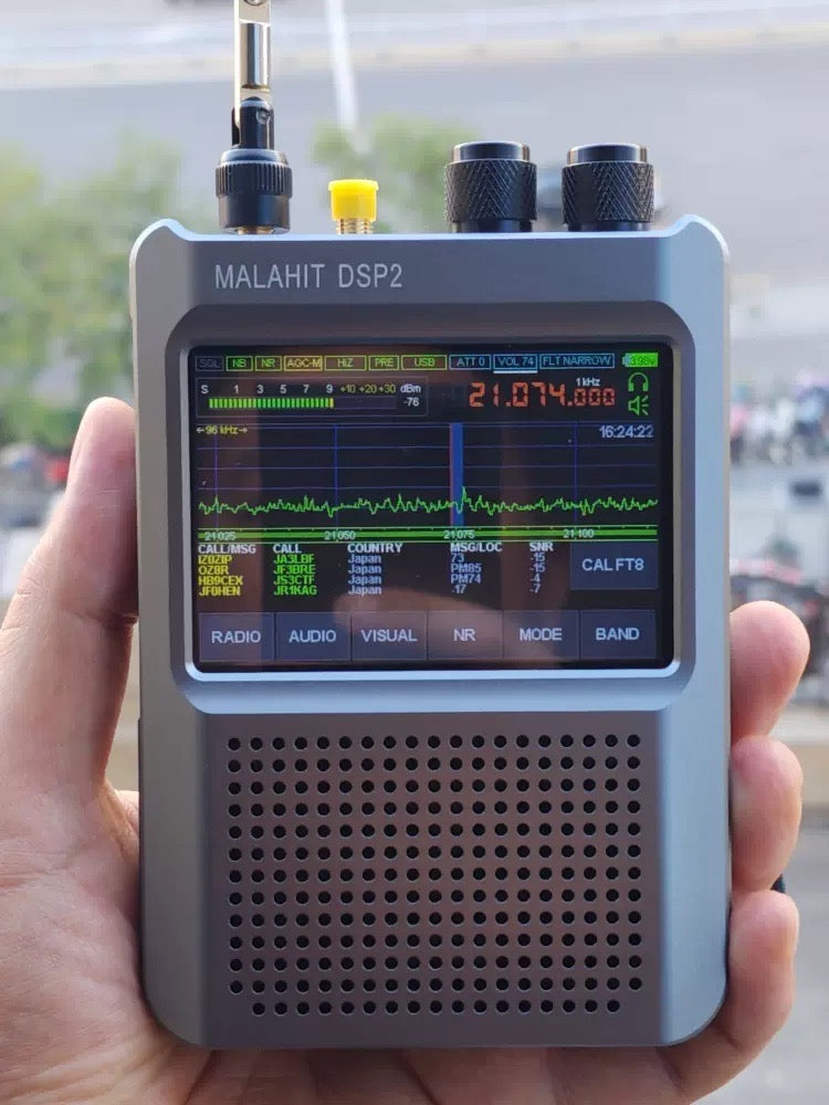 Echte autorisierte Firmware 2.30 Malahit-DSP2-Empfängerradio der zweiten Generation