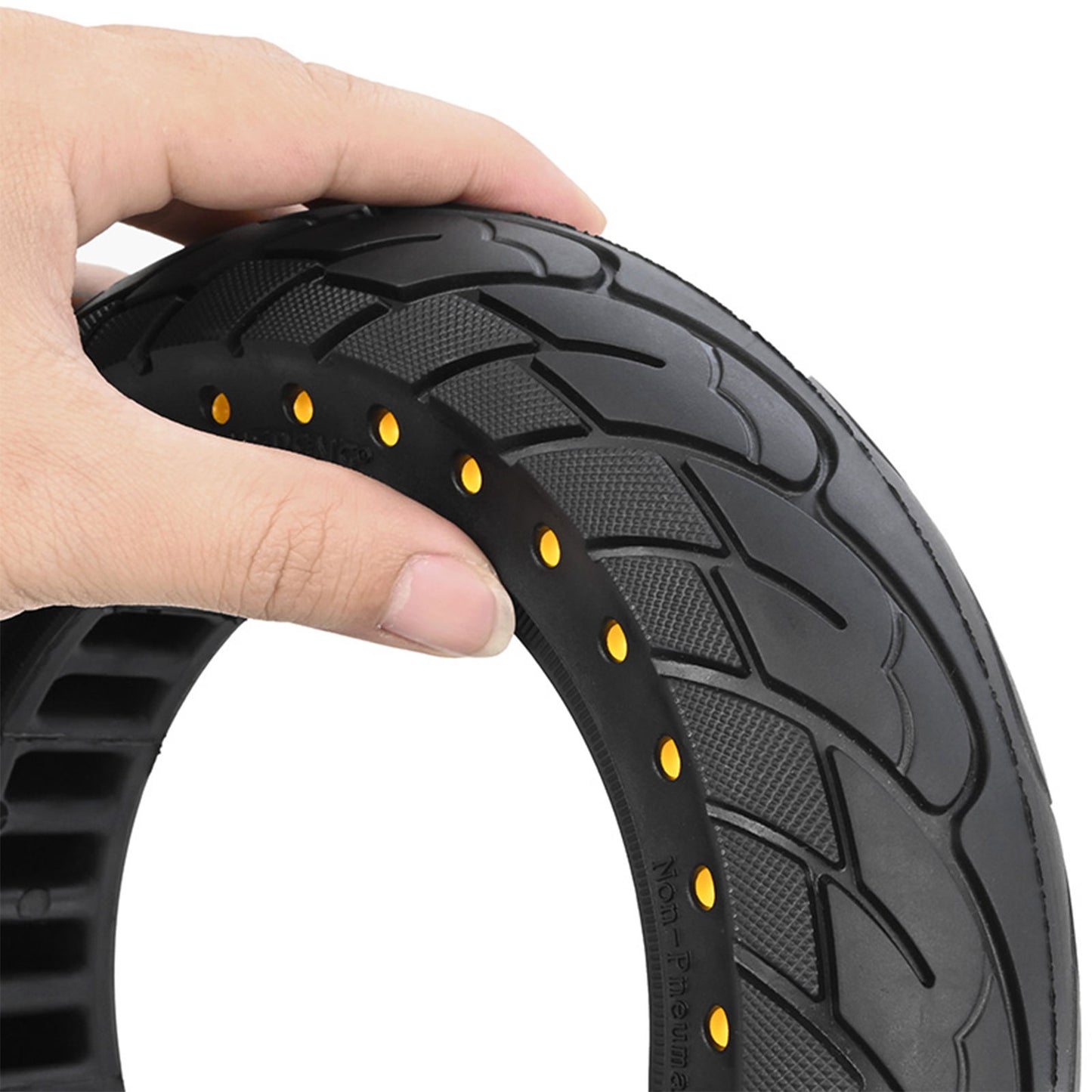 10x2.5 Rubber Solid Tire 60/70-6.5 for KUGOO M4  Honeycomb Tyre Replace