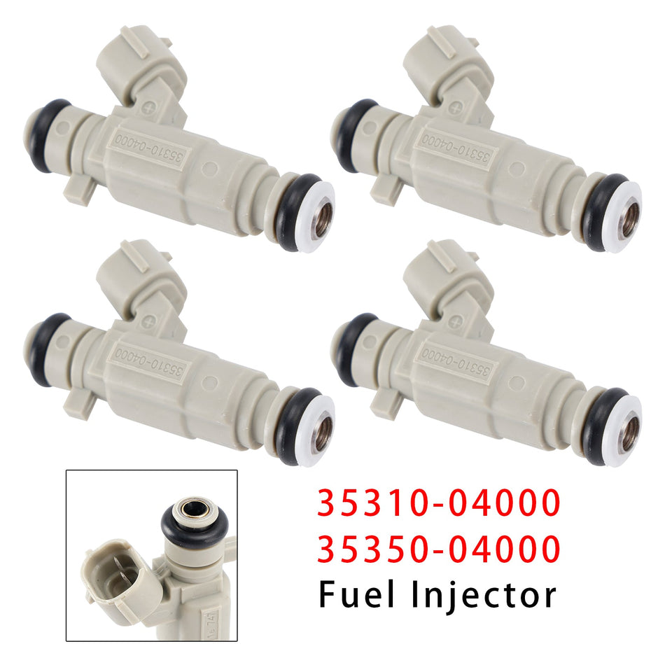 4 Stück Kraftstoffeinspritzdüsen für Hyundai Kia 1.0 1.2 2011-2020 35310-04000 35350-04000
