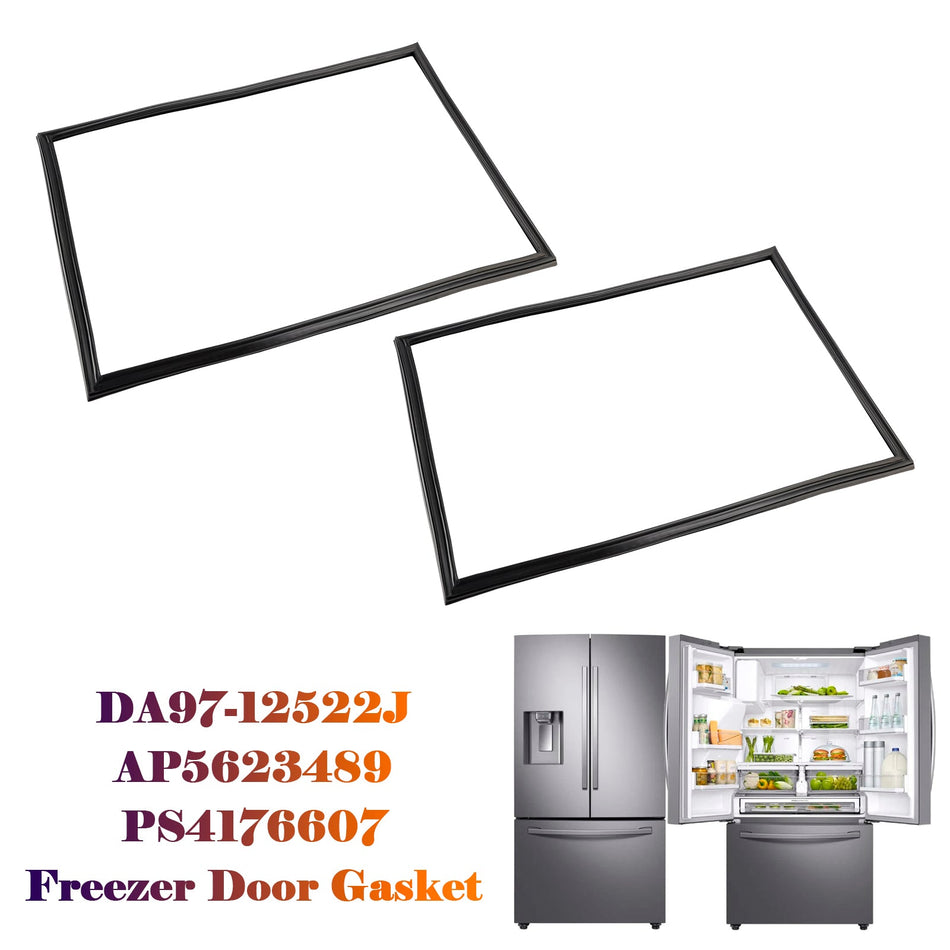2 Stück W10436252 Gefrierschranktürdichtung für Maytag Kühlschrank W10131754 W10164041