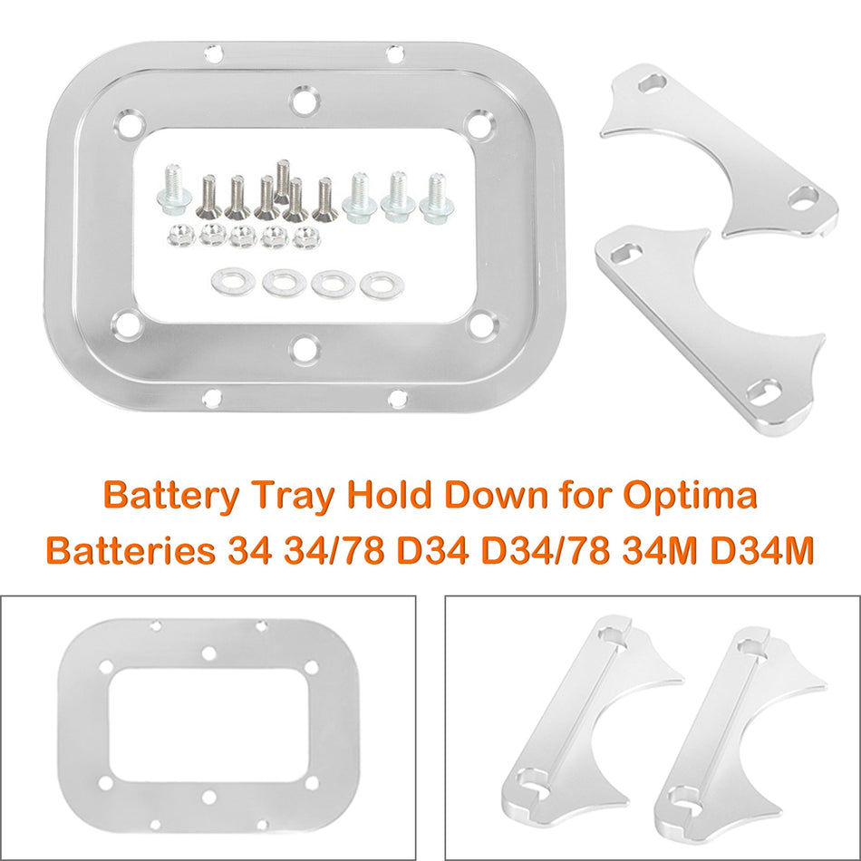 Batteriefachhalterung für Optima Batterien 34 34/78 D34 D34/78 34M D34M