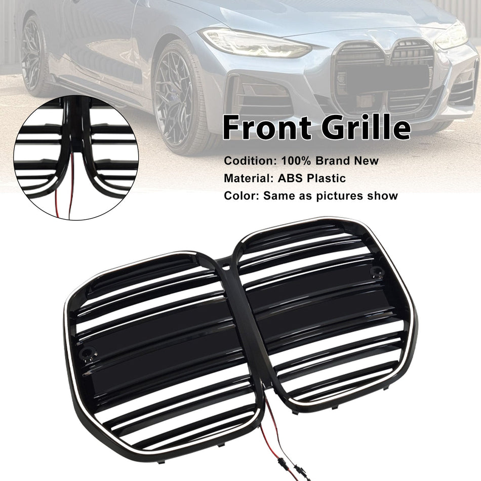 Frontstoßstangengrill im M4-Stil für BMW 4er G22, G23 und G82 (ohne ACC) – Baujahre 2020–2025