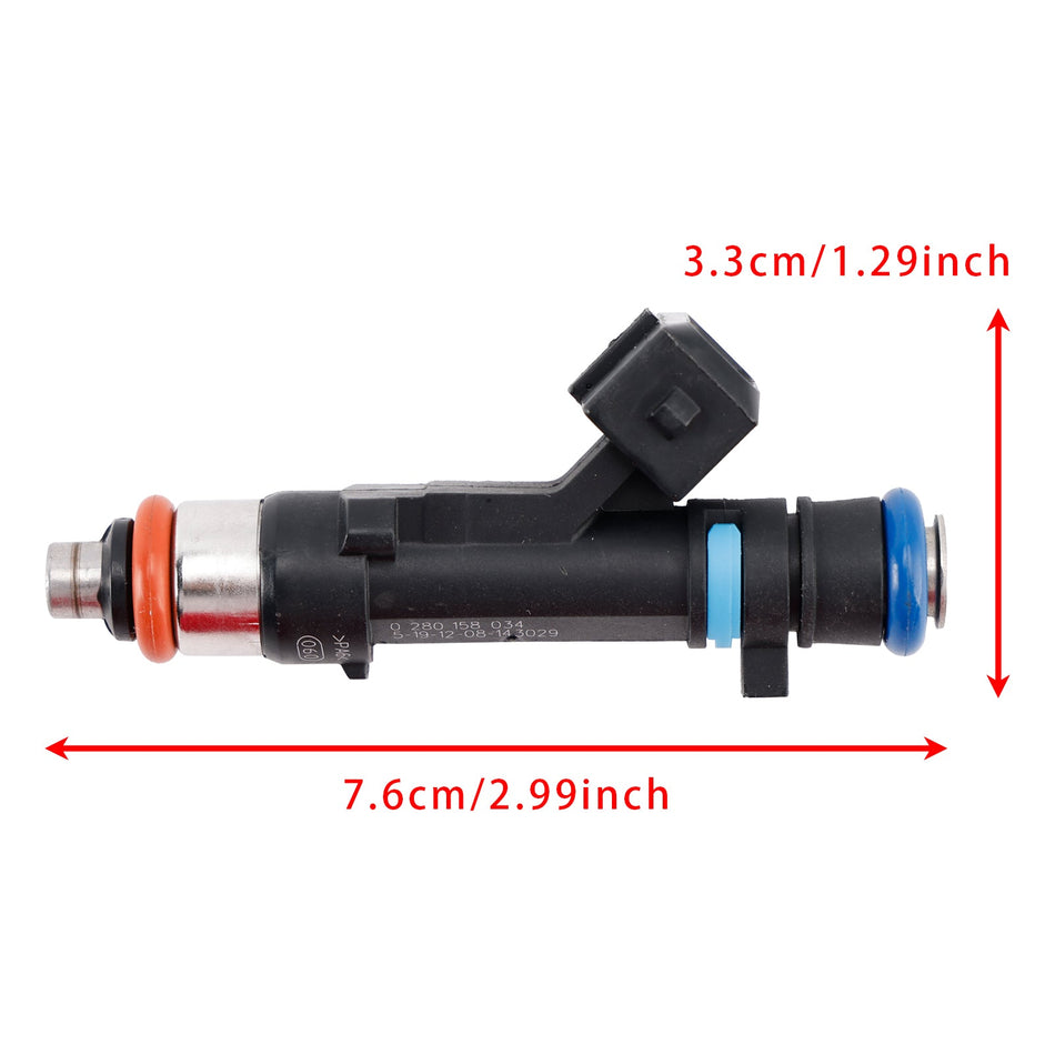 4-teilige Einspritzdüse für Dacia Sandero Dokker Logan Renault Kangoo 0280158034