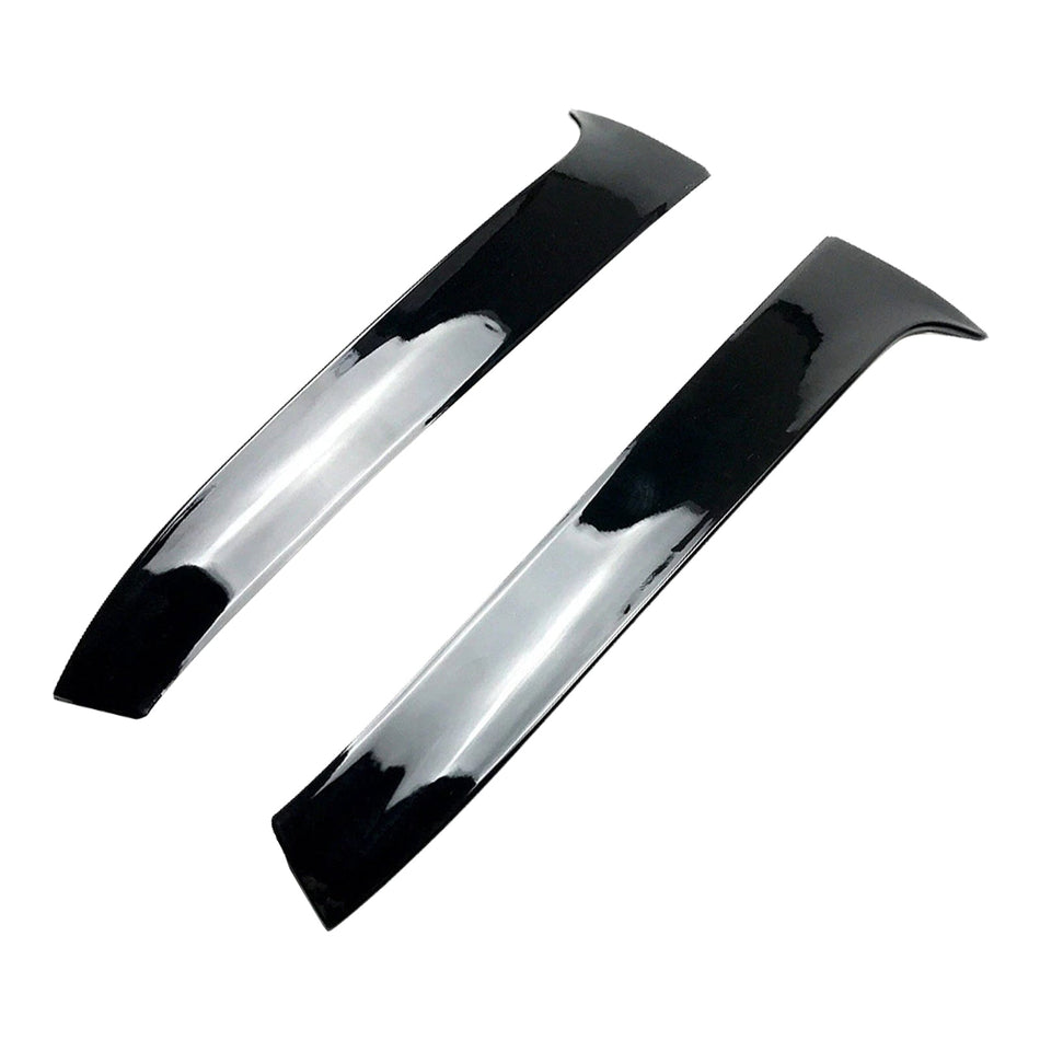 2013–2017 VW Golf 7 Variant Wagon schwarz glänzend Paar Heckscheibe Seitenflügel Spoiler