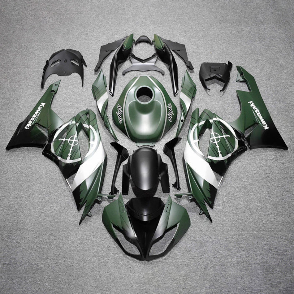 Verkleidungssatz aus ABS-Kunststoff, passend für Kawasaki ZX6R 636 2009-2012