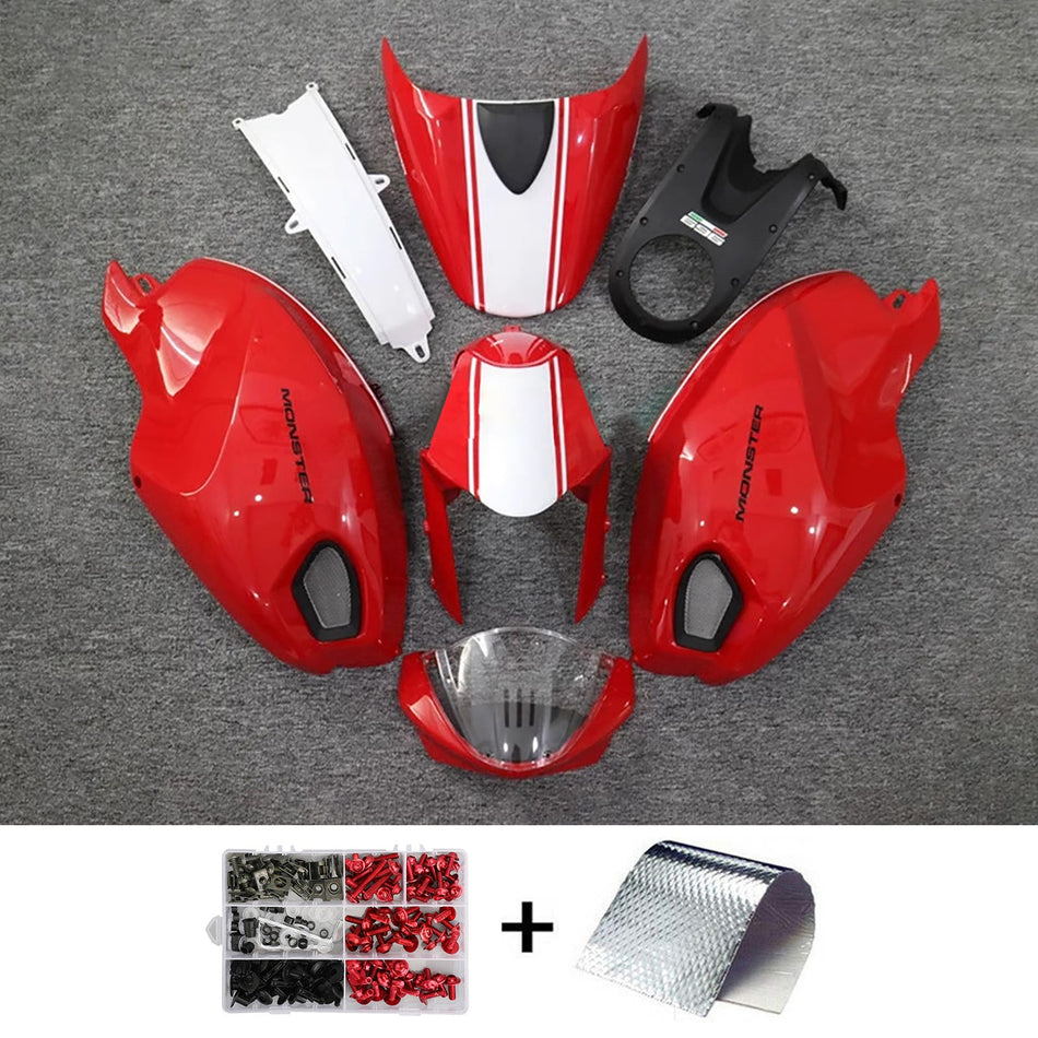 Alle Baujahre Ducati Monster 696 796 1100 S EVO Einspritzverkleidungssatz Karosserie