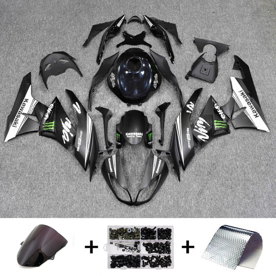 Verkleidungssatz aus ABS-Kunststoff, passend für Kawasaki ZX6R 636 2009-2012