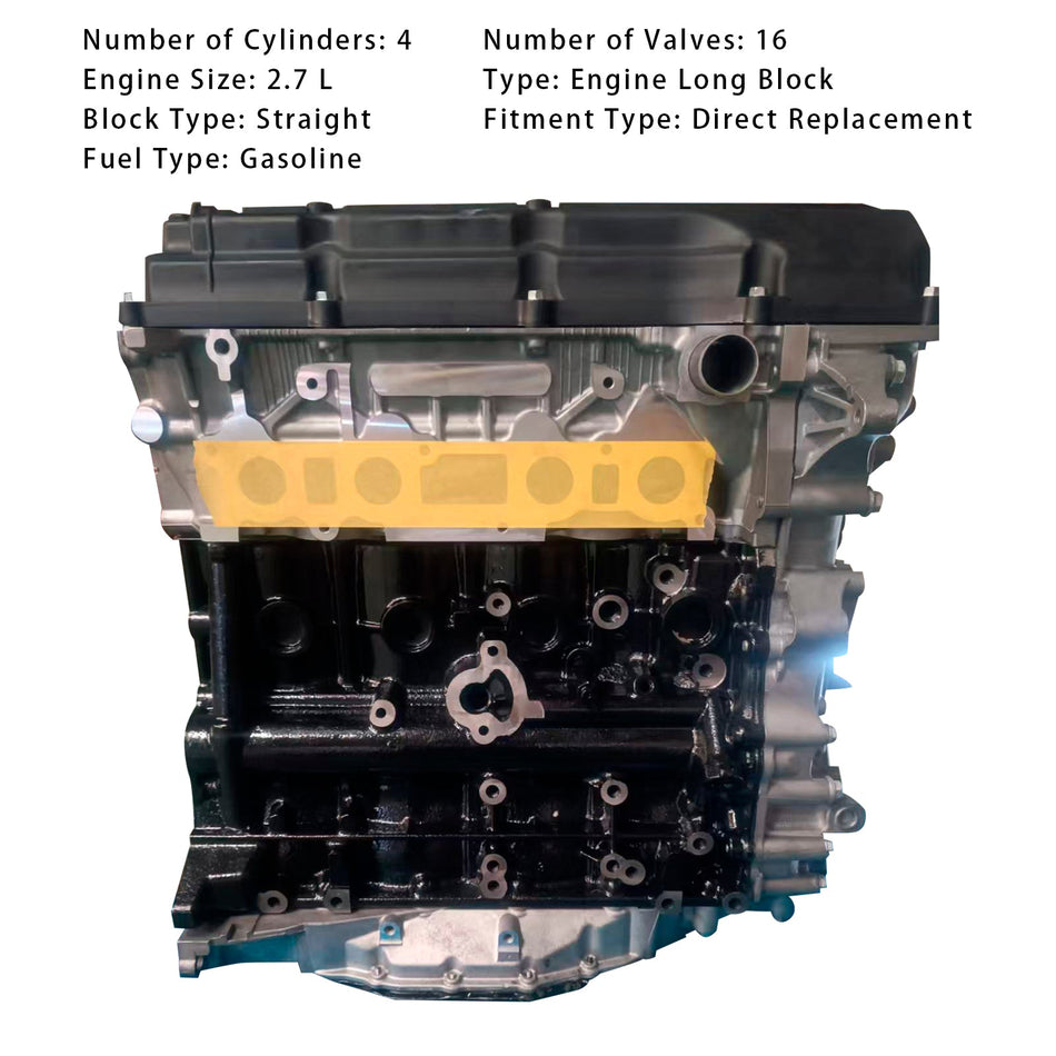 Brandneue Motorbaugruppe 2TR-FE 4-Zylinder für Toyota Tacoma 2.7L 05-2015