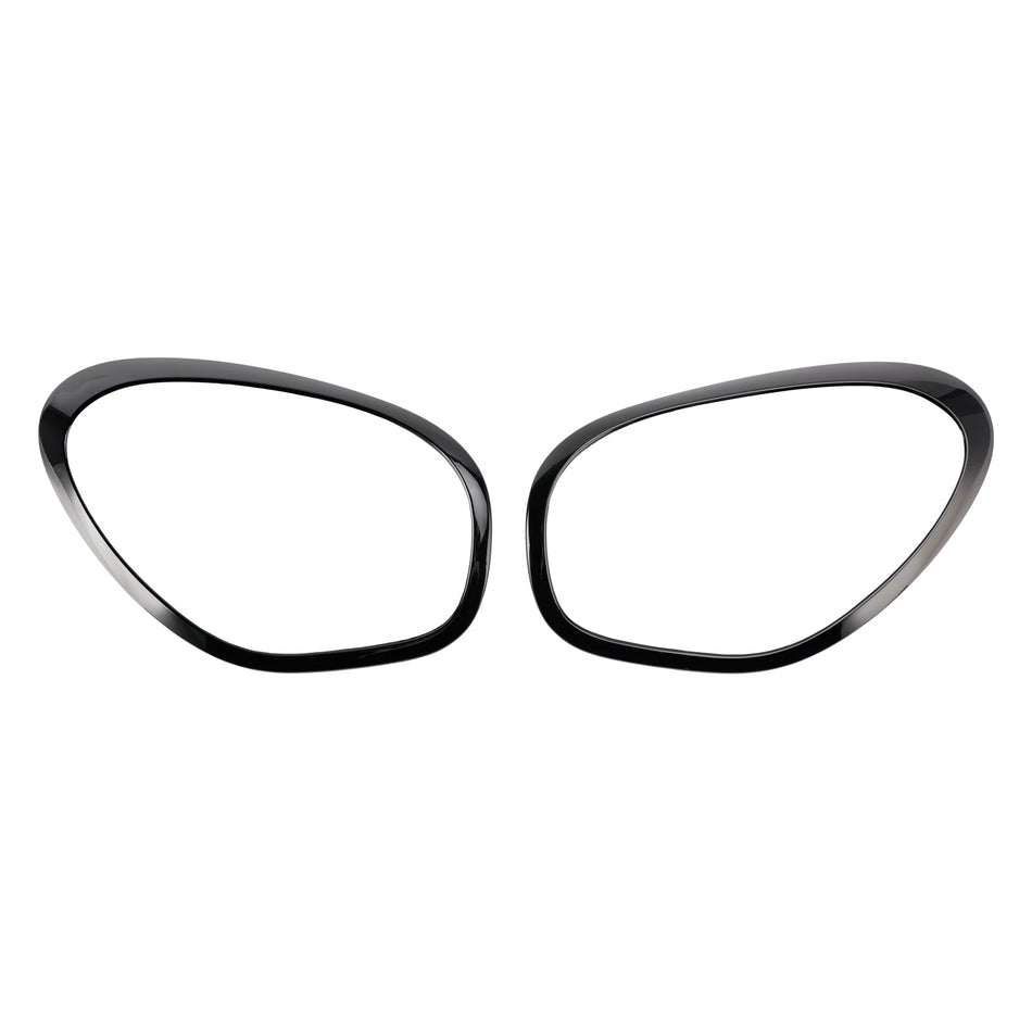 2 stücke Glanz Schwarz Scheinwerfer Zier Ring Für Mini Cooper Countryman R60