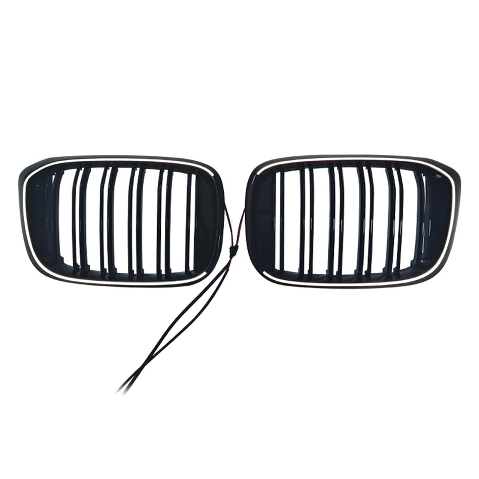 Frontgrill mit Nierenmaschen, passend für BMW X4 G02 und X3 G01, G08 (2018–2021, Vor-Facelift).