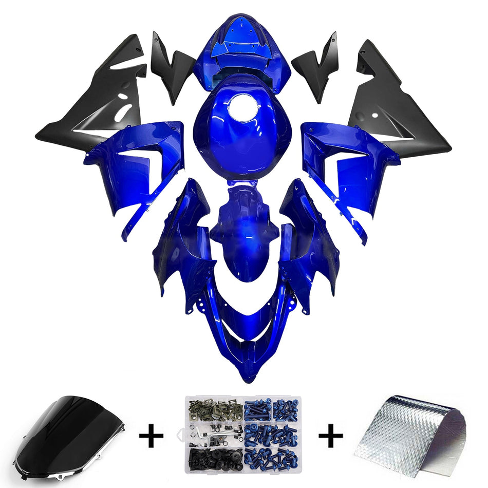 Injection Verkleidung Kit Karosserie Kunststoff ABS fit Für Kawasaki ZX10R 2004-2005