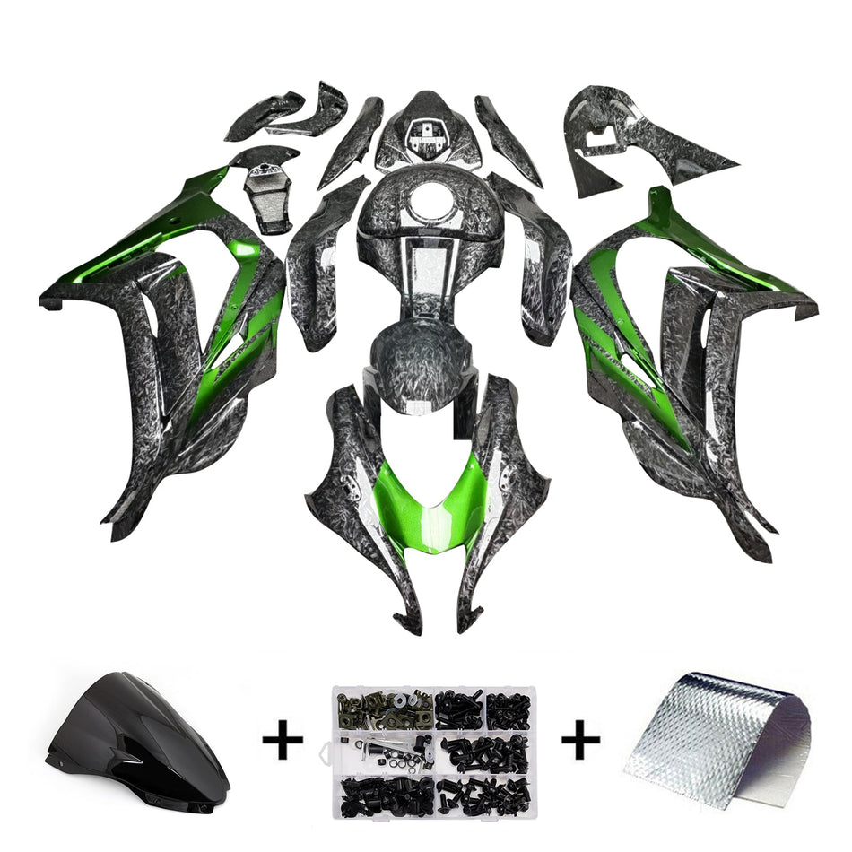 Injection Verkleidung Kit Karosserie Kunststoff ABS fit Für Kawasaki ZX10R 2016-2020