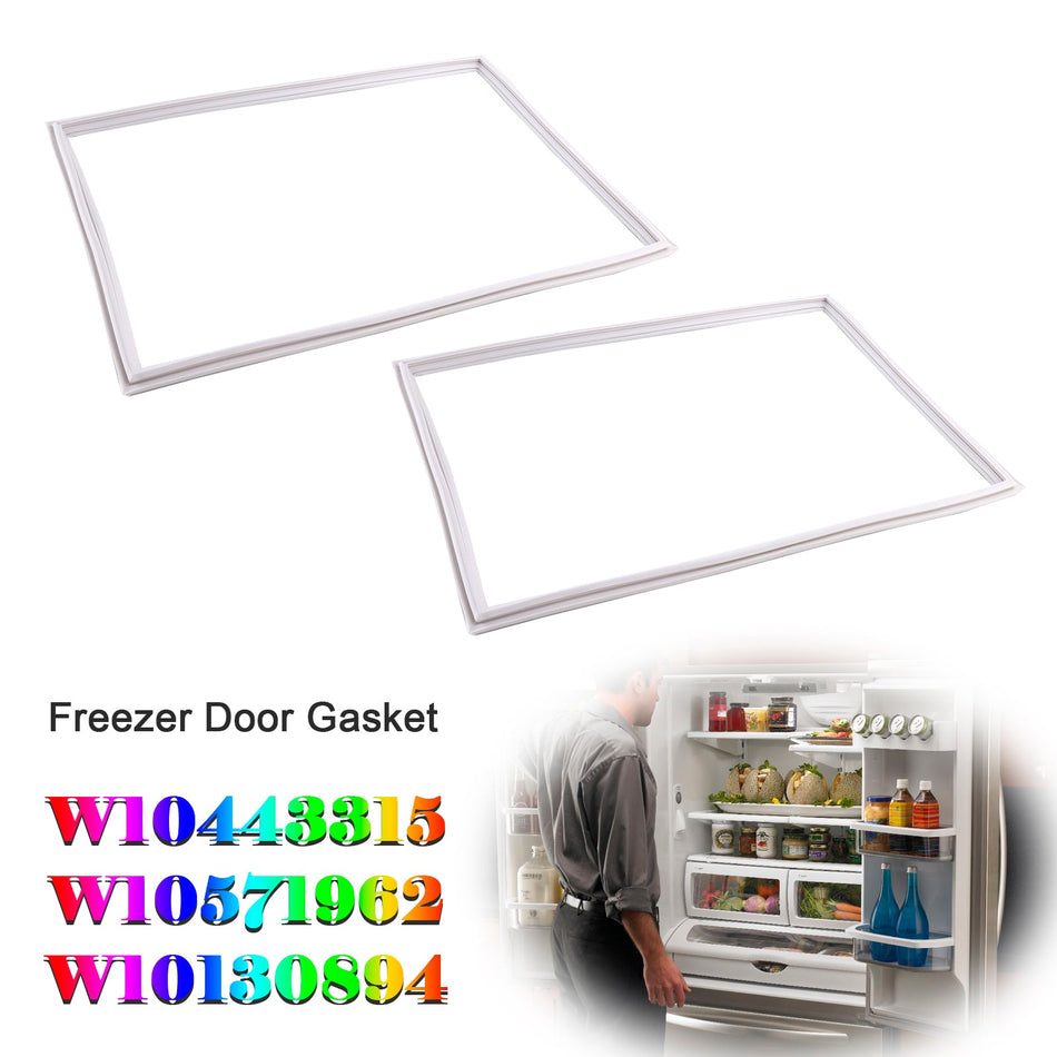 2 Stück W10443315 Gefrierschranktürdichtung für Kenmore Kühlschrank W10571962 W10130894
