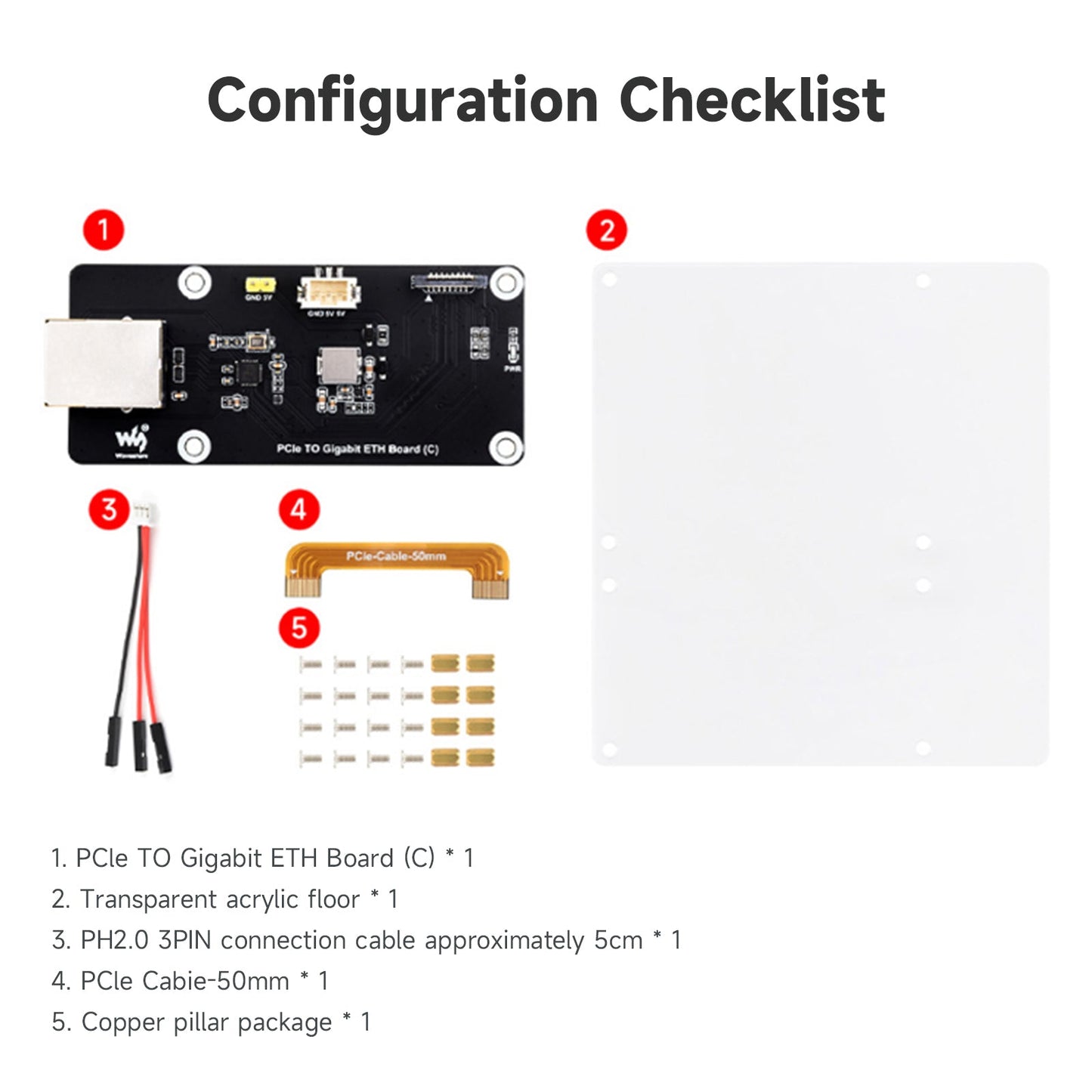 Raspberry Pi5 5B PCIe auf Gigabit Ethernet Port Adapter Board OS Treiberfrei