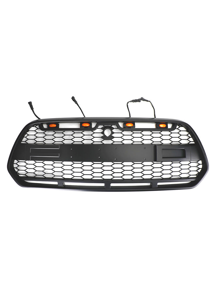 Matt Black Front Bumper Grille Grill w/LED Fit Ford Transit MK8 2015-2018 Raptor