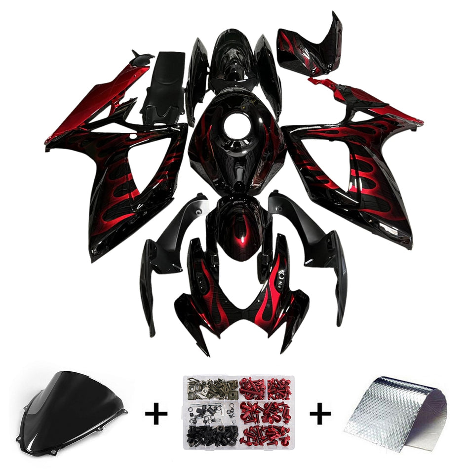 Injection Verkleidung Kit Karosserie Kunststoff ABS Für Suzuki GSXR 600/750 2006-2007 K6