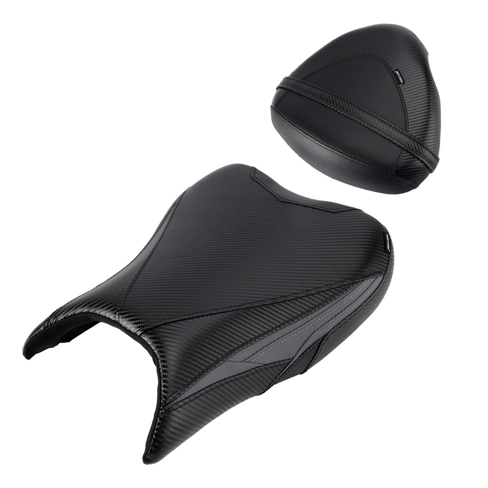 2022–2024 Für Suzuki GSX1300R Raider Soziussitz-Set vorne & hinten, Schwarz 2