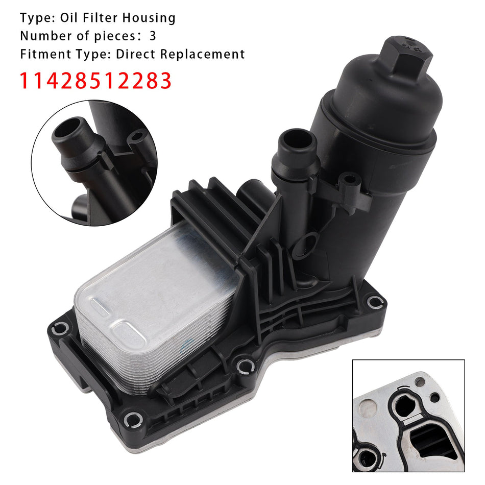 Ölkühler Ölfiltergehäuse &amp; Dichtungen 11428512283 Für BMW X3 F25 2009-2017