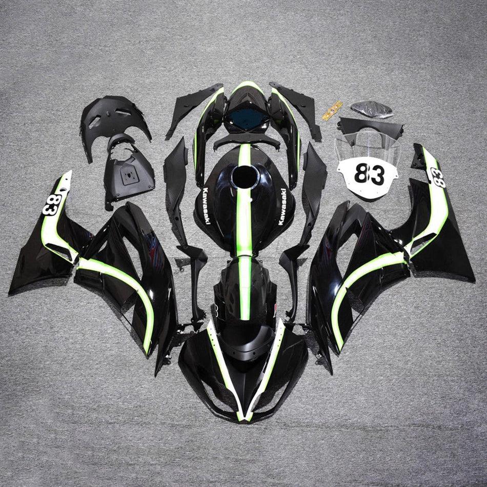Verkleidungssatz aus ABS-Kunststoff, passend für Kawasaki ZX6R 636 2009-2012