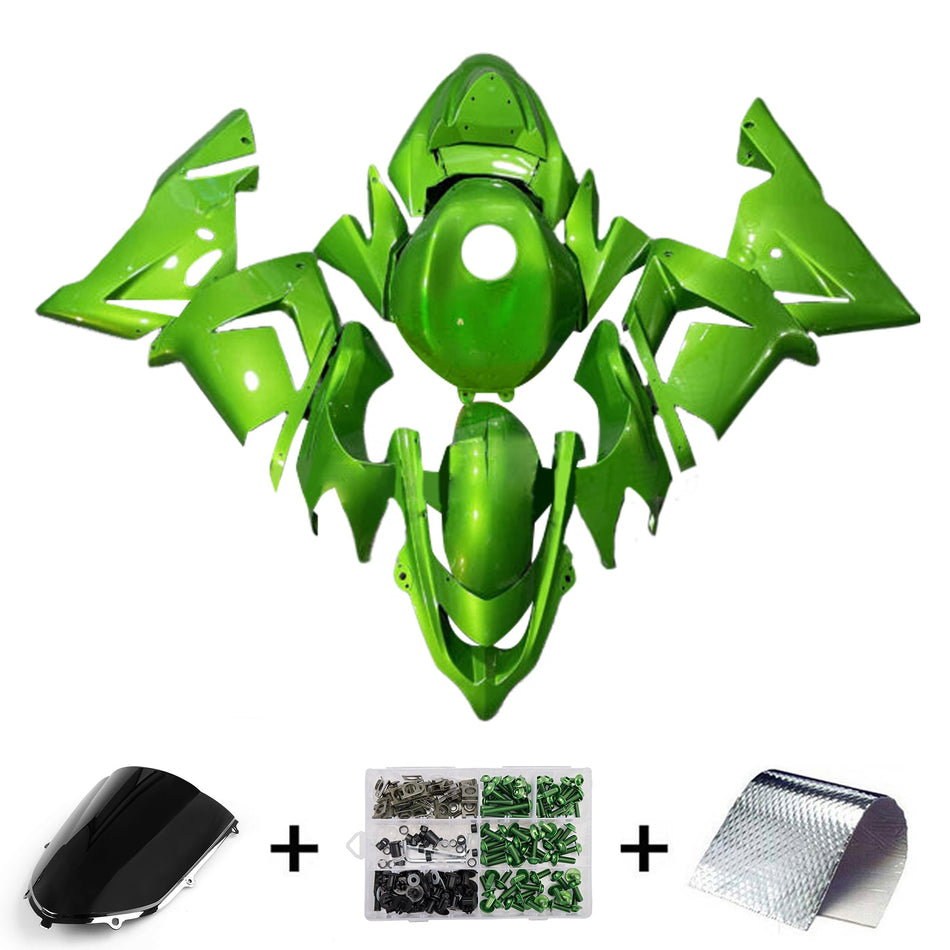 Injection Verkleidung Kit Karosserie Kunststoff ABS fit Für Kawasaki ZX10R 2004-2005
