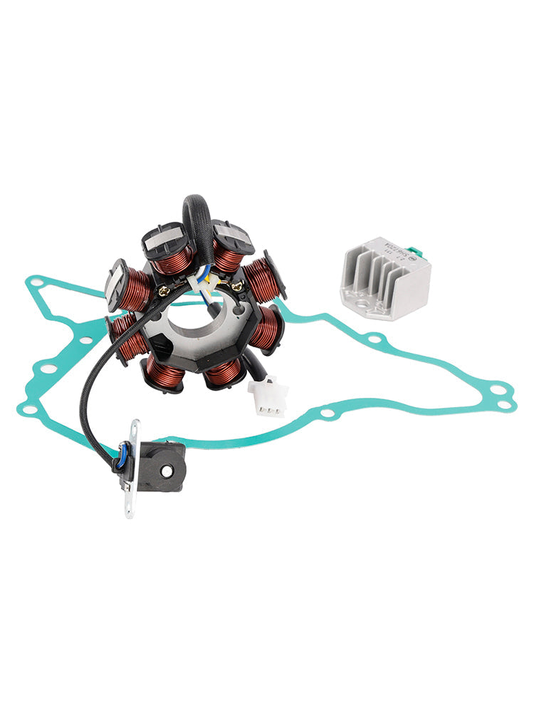 2003–2008 Kawasaki KL110 KSR Stator Generator Regler Gleichrichter Dichtung 21003–1390