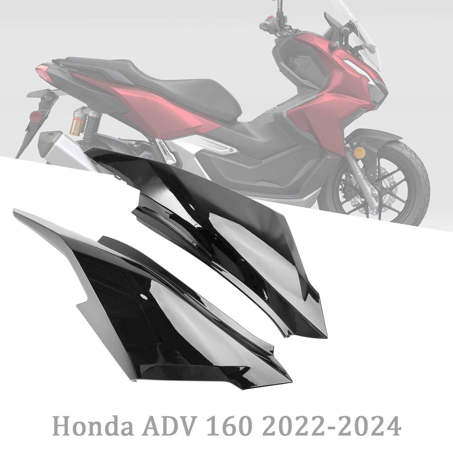 2023-2024 Honda ADV 160 Rücksitz Seitenrahmen Abdeckung Karosserie Verkleidung