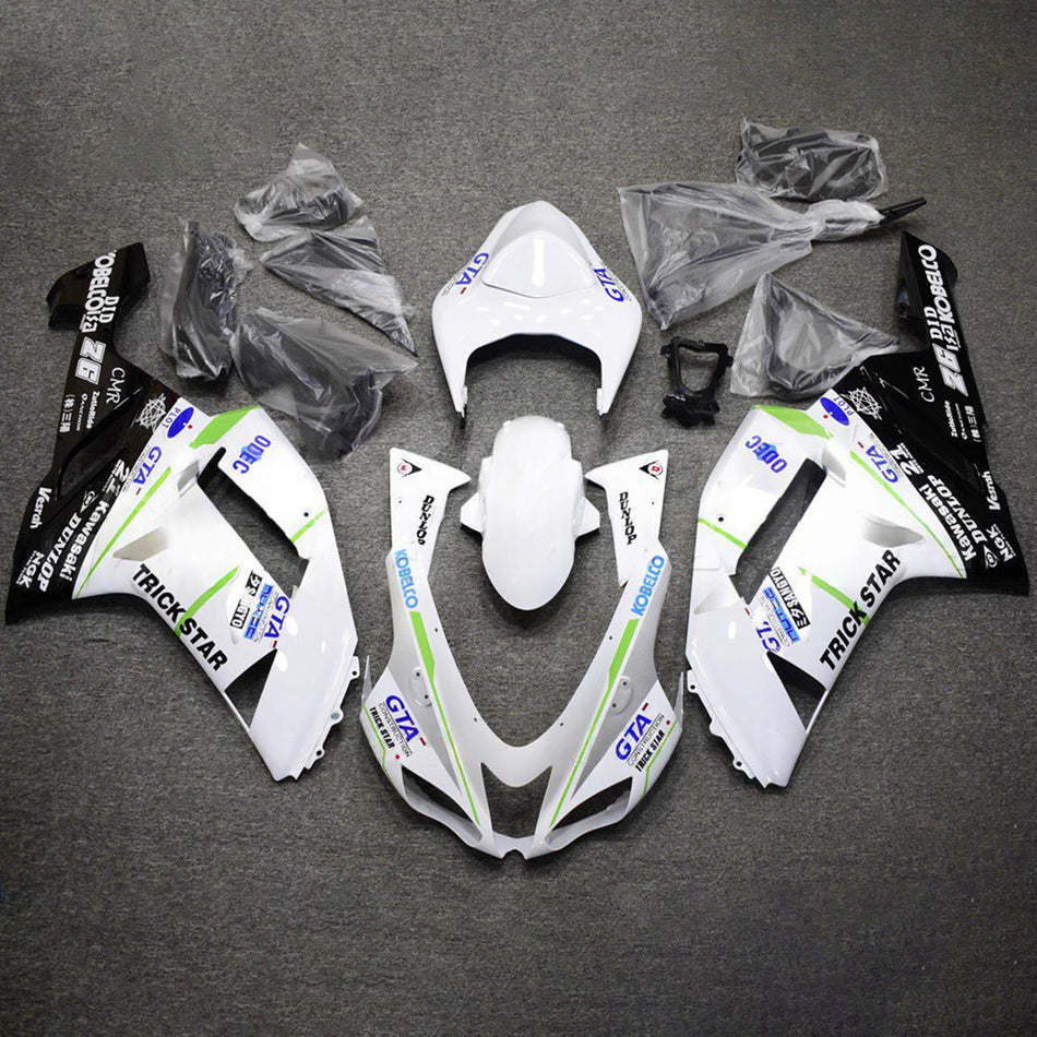 Verkleidungssatz aus ABS-Kunststoff, passend für Kawasaki ZX6R 636 (2007-2008)