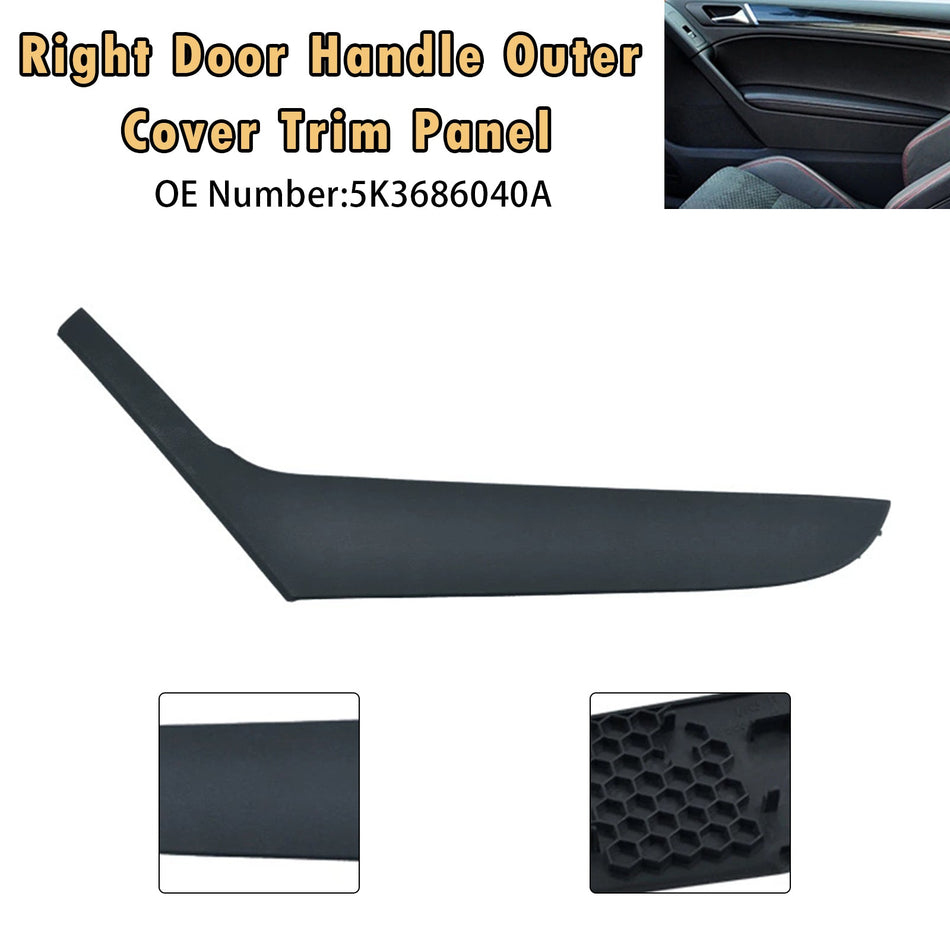 Äußere Abdeckung für Türgriff rechts 5K3686040A für VW Golf 6 Coupé 2009-2013