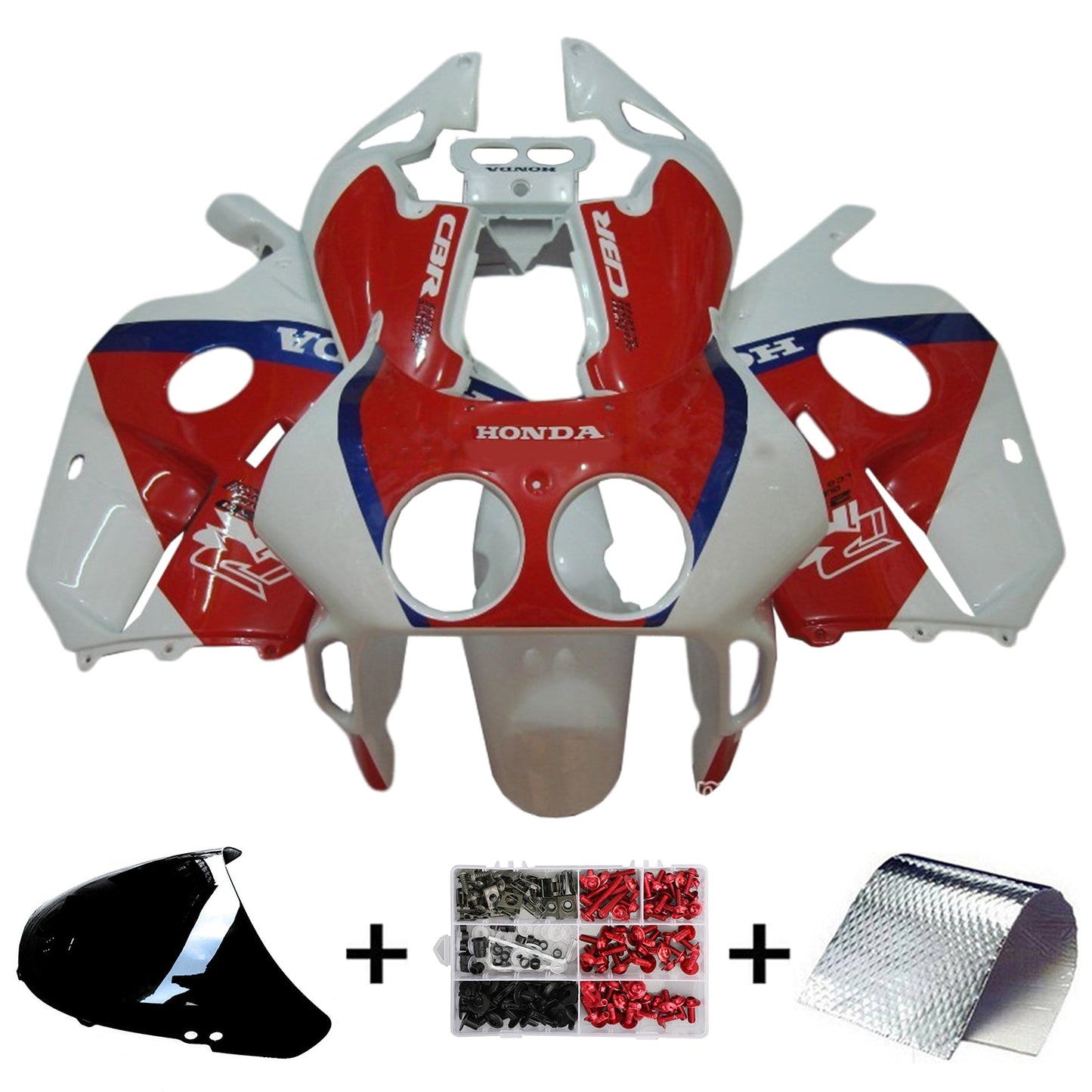 1990-1998 Honda CBR250RR MC22 Einspritzverkleidungssatz Karosserie Kunststoff ABS