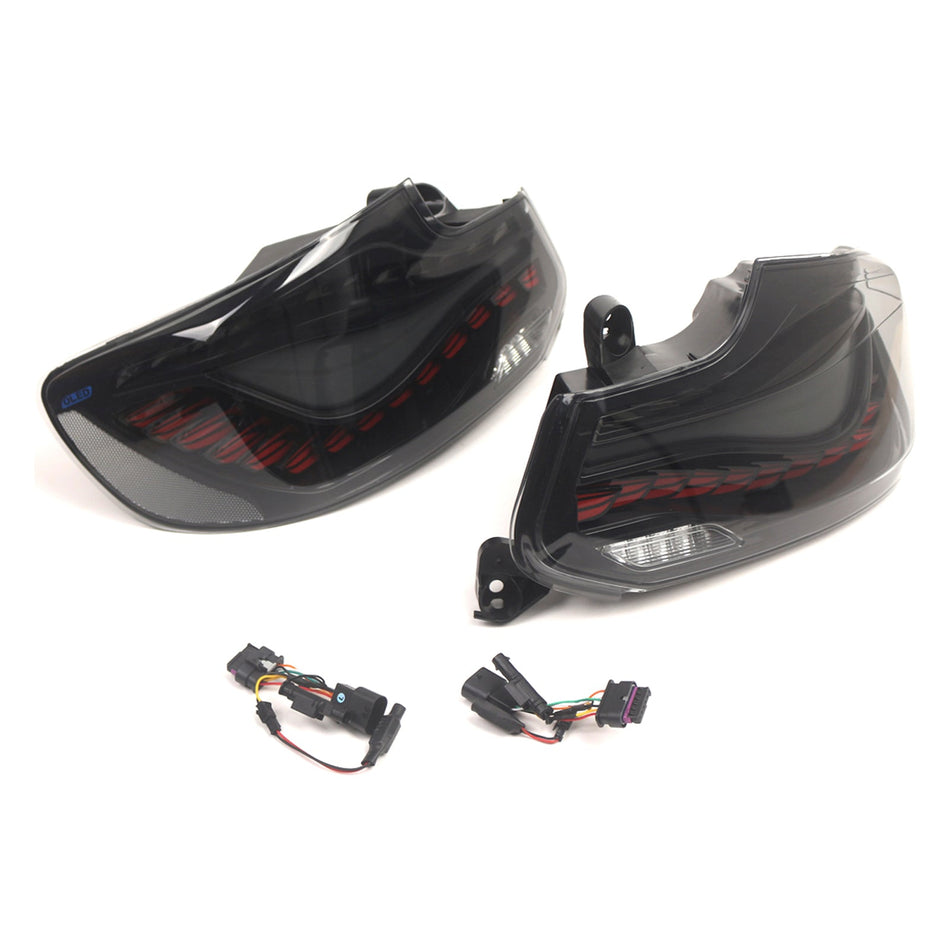 L&amp;R Geräucherte LED Rückleuchten Hinten Lampe Montage Für BMW 2 F22 F23 F87 14-20