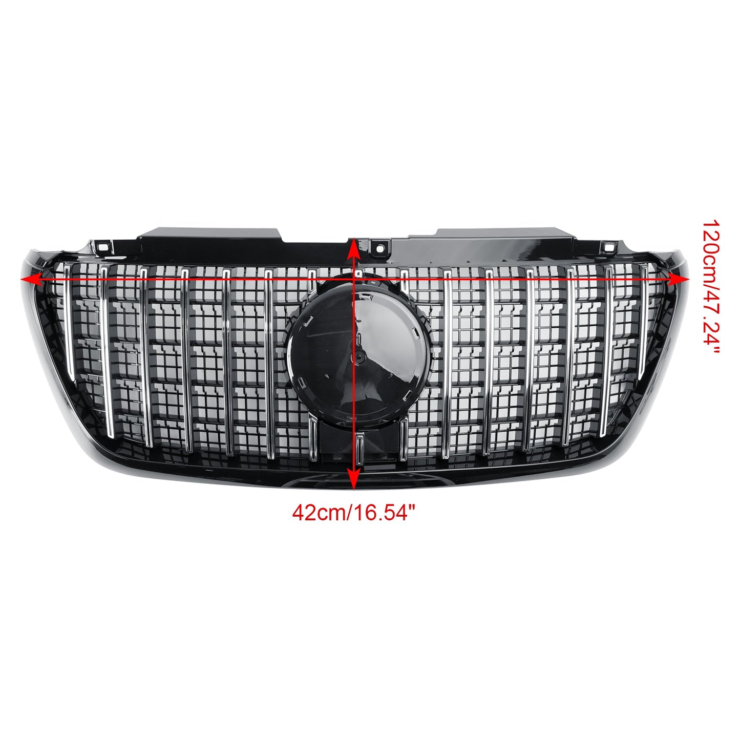 2018–2023 Mercedes Sprinter W907 W910 GTR Style Frontgrill für die Stoßstange (ohne Abzeichen)