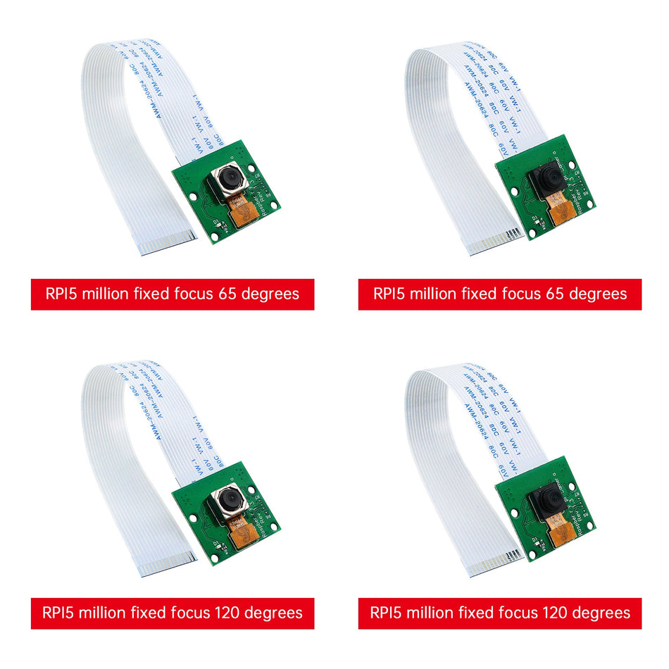 Raspberry Pi 4B Kamera 5 Millionen OV5647 HD Kameramodul Festfokus/Autofokus