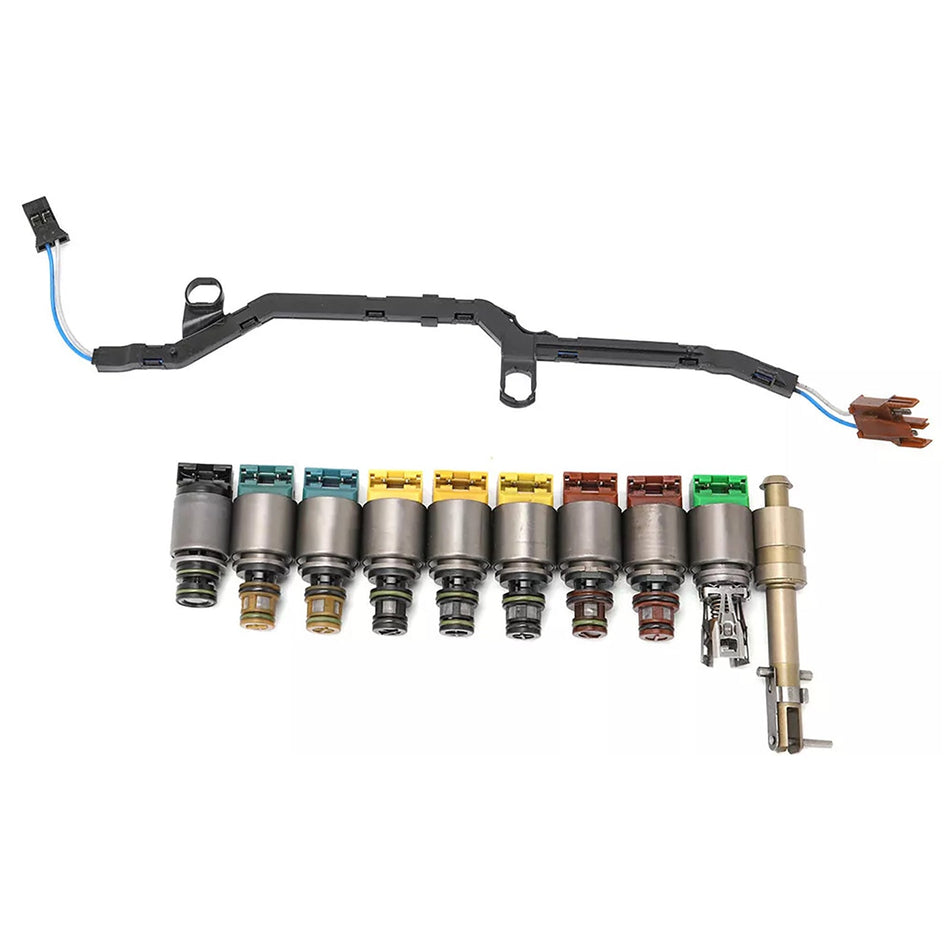 2011–2014 Jaguar XK 5.0 V8 6HP28 Getriebeventilkörper-Reparatur-Magnetventil-Kit 1068298047