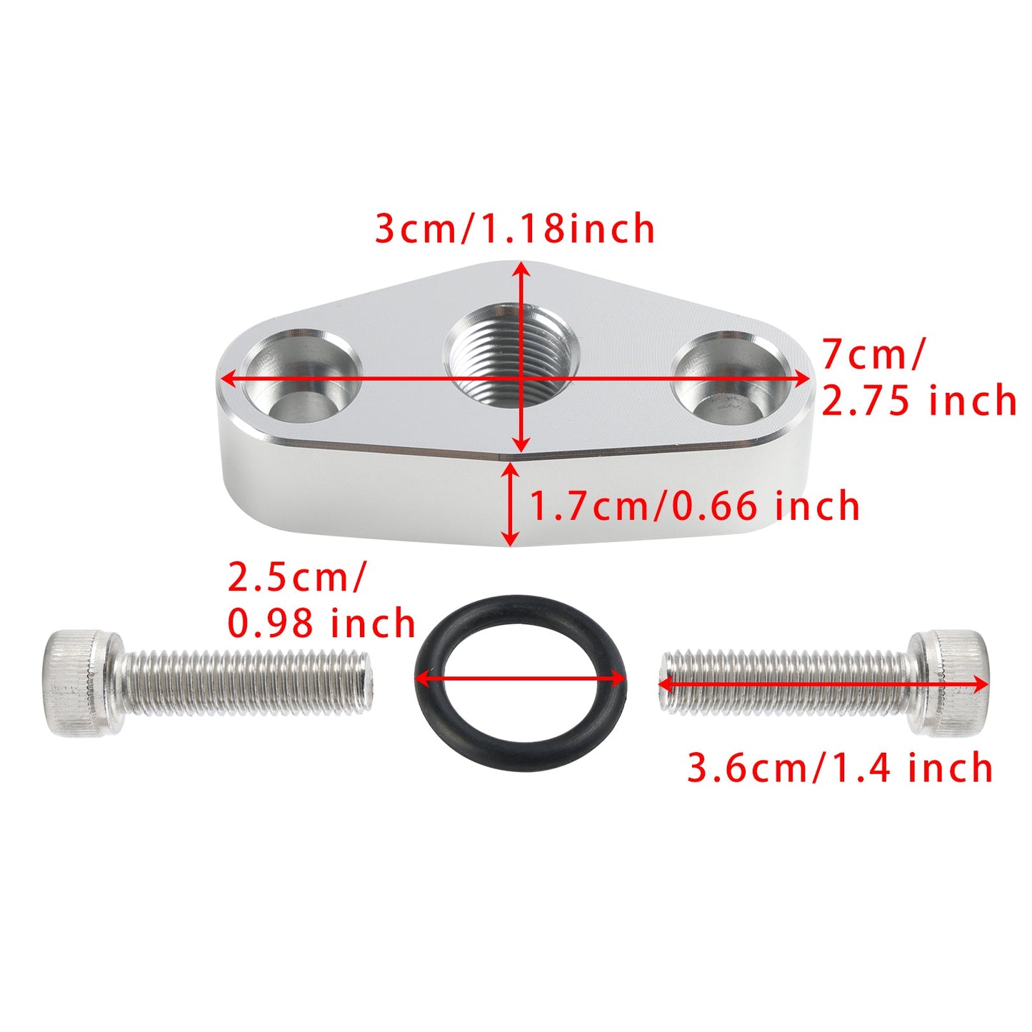 Öldrucksensor-Adapterplatte M16 x 1,5 551623 Für Chevy LS