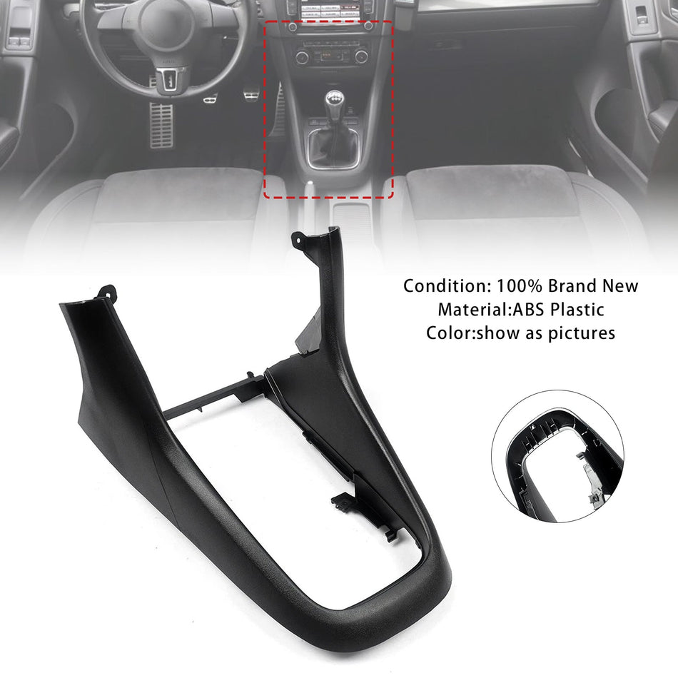 VW Golf 6 MK6 (2009–2013) Mittelkonsole Schaltknauf-Rahmenverkleidung 5K0863680