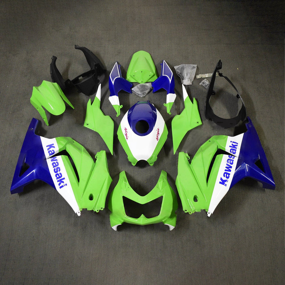 Verkleidungssatz aus ABS-Kunststoff, passend für Kawasaki EX250 Ninja250R 2008-2012