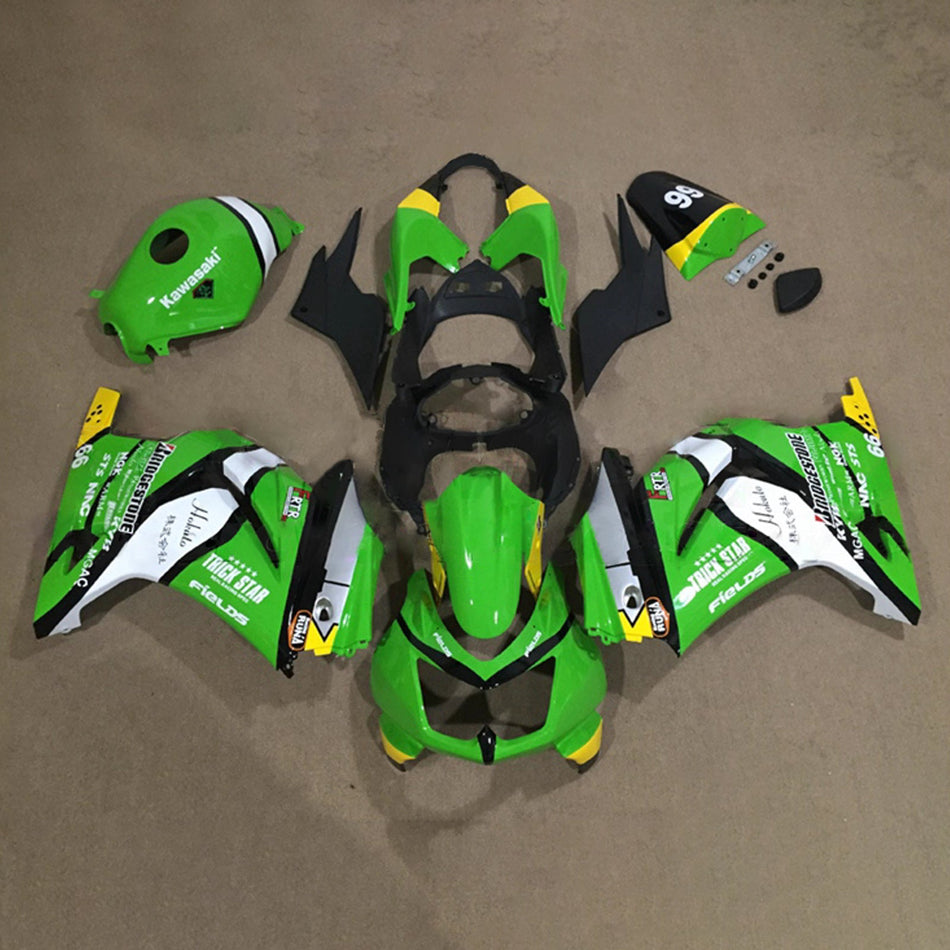 Verkleidungssatz aus ABS-Kunststoff, passend für Kawasaki EX250 Ninja250R 2008-2012