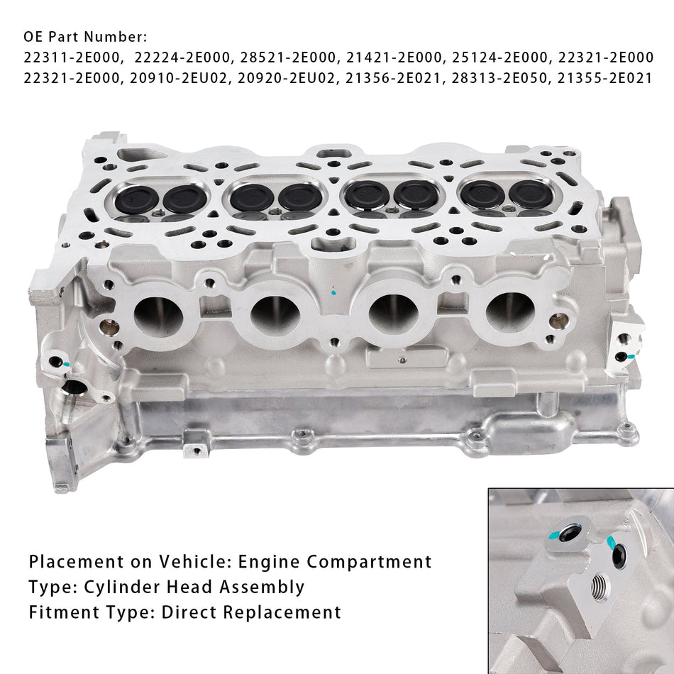 G4NB Zylinderkopf Montage Für Hyundai i30 Elantra Mistra Kia Forte 1,8 L 2011-2021