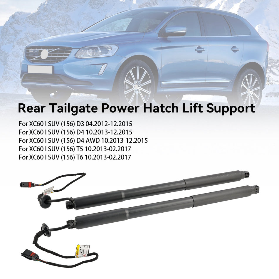 2 Stück elektrische Heckklappen-Gasdruckfedern 31386705 31386706 Passend für Volvo XC60 2012-2017