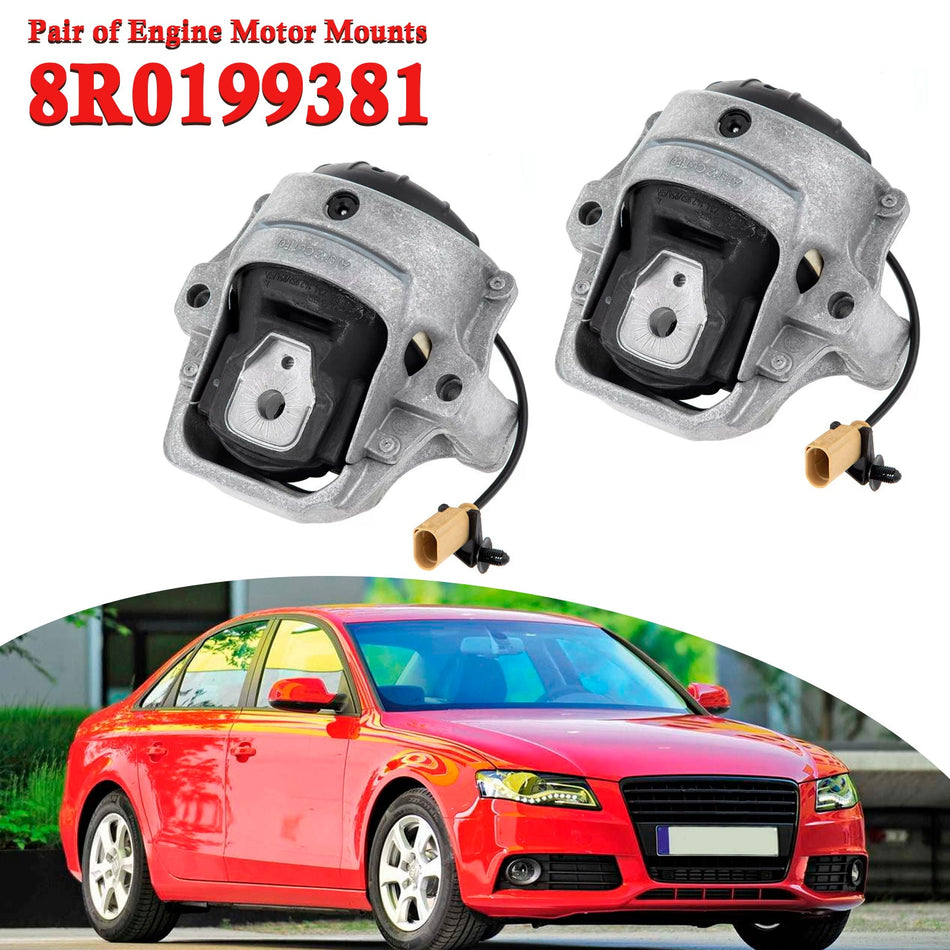 Paar Motor Motor Montieren Unterstützung Halterung 8R0199381 Für Audi A4 2009-2016