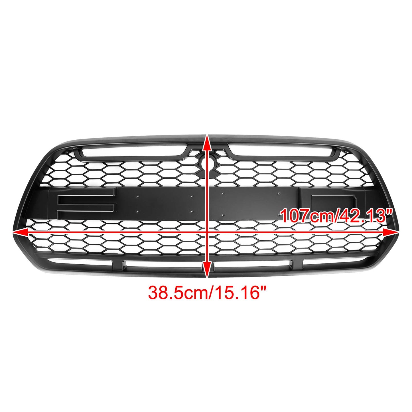 Matt Black Front Bumper Grille Grill Fit Ford Transit MK8 2015-2018 Raptor