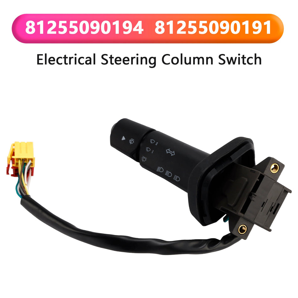 81255090194 81255090191 Elektrischer Lenkstockschalter für MAN-Bus