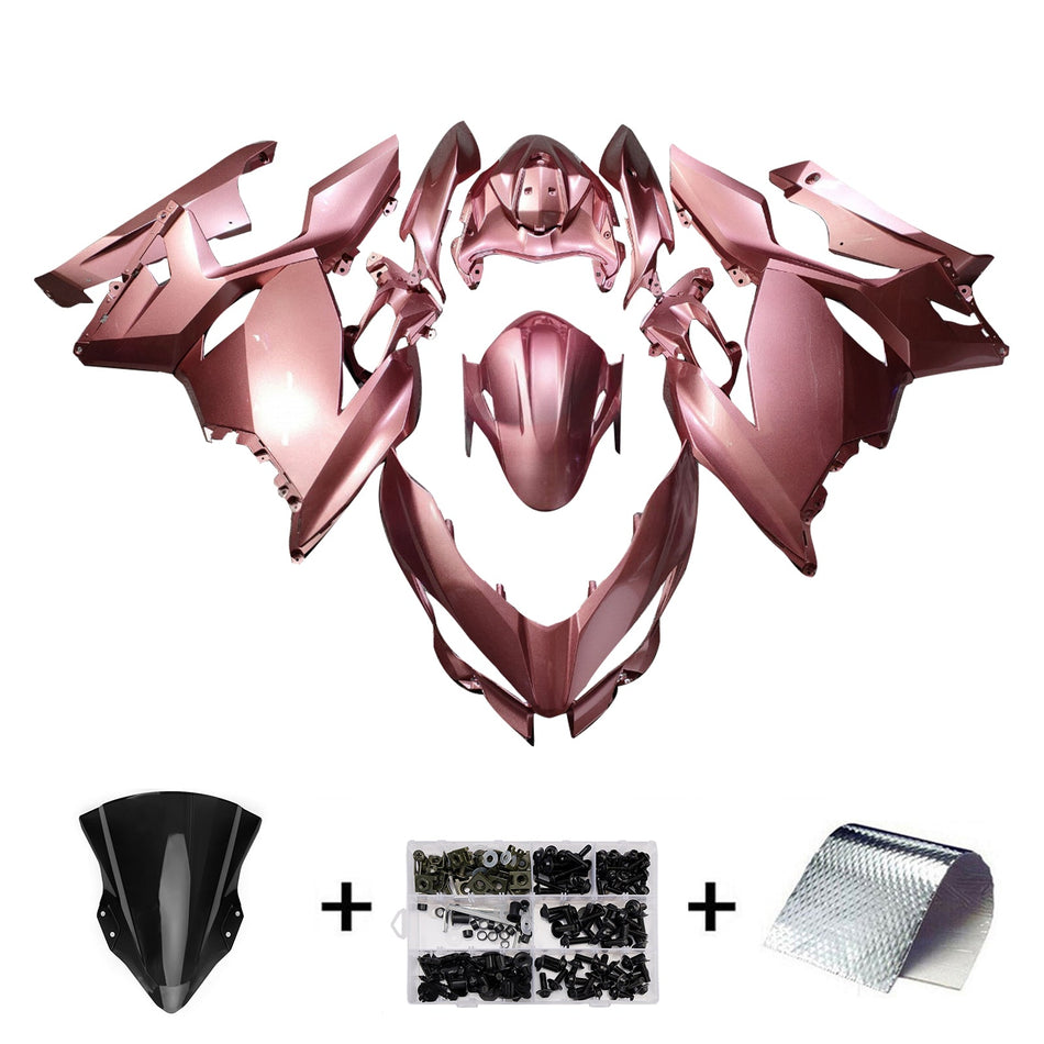 Injection Verkleidung Kit Karosserie Kunststoff ABS fit Für Kawasaki EX400 Ninja400 2018-2024