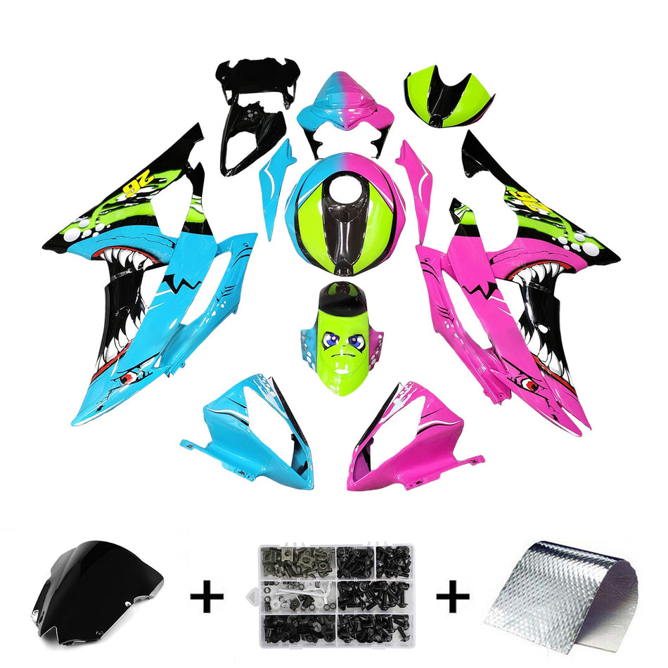 Verkleidungssatz aus ABS-Kunststoff für Yamaha YZFR6 YZF-R6 2008-2016