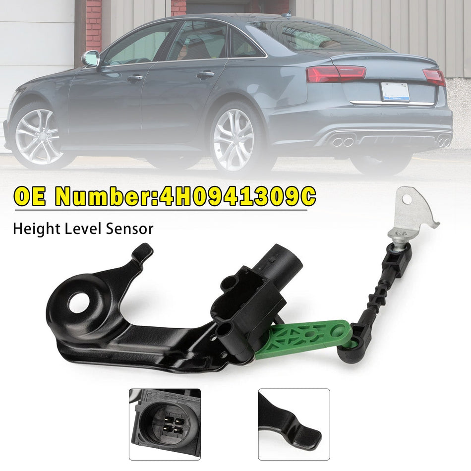 Höhensensor für die Luftfederung hinten links 4H0941309C für Audi A6 A8 S6 S7 S8