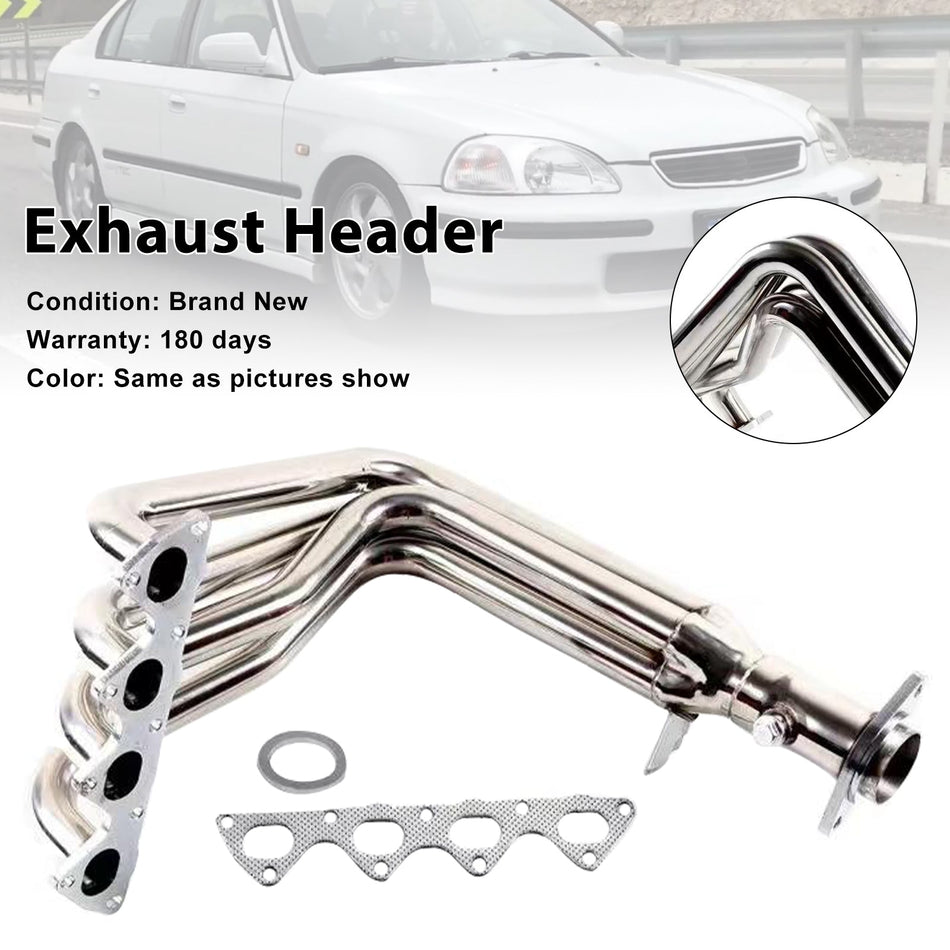 Edelstahl-Auspuffkrümmer-Header Fit Honda Civic Del Sol 1.6L 4-1 1994-1997